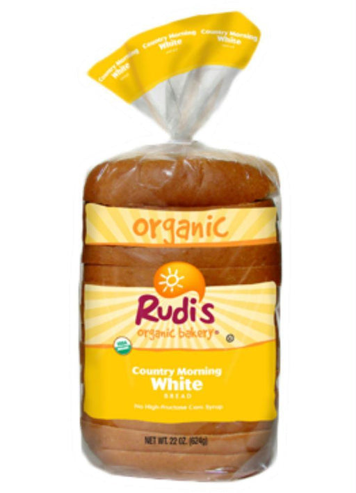 Rudis: Organic Bakery Organic Country Morning White Bread, 22 Oz