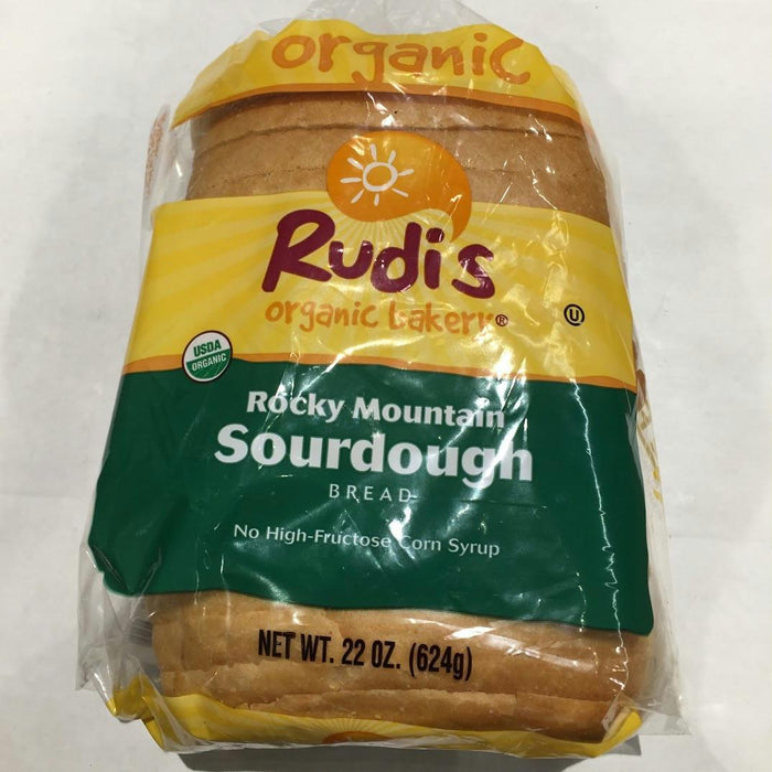 Rudis: Organic Bakery Organic Rocky Mountain Sourdough Sandwich Bread, 22 Oz