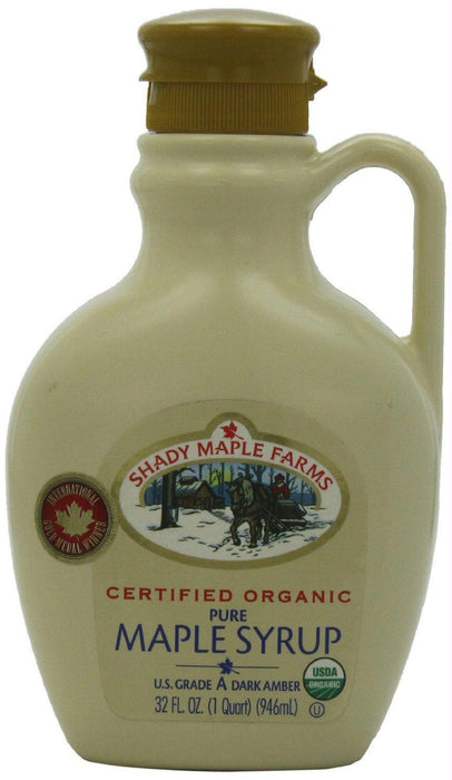 Shady Maple Farms: 100% Pure Organic Amber Maple Syrup, 32 Oz