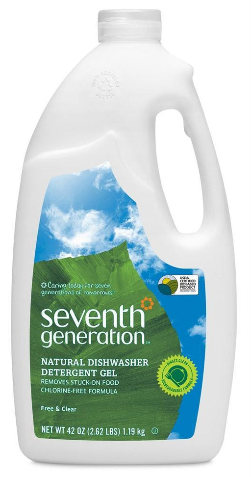 Seventh Generation: Natural Dishwasher Detergent Gel Free & Clear, 42 Oz