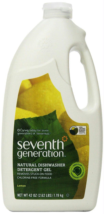 Seventh Generation: Automatic Dishwasher Gel Lemon, 42 Oz