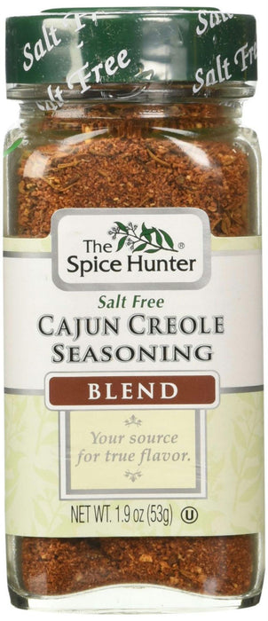 The Spice Hunter: Salt Free Cajun Creole Seasoning Blend, 1.9 Oz