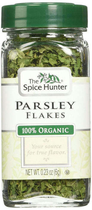 The Spice Hunter: Parsley Flakes Organic, 0.23 Oz