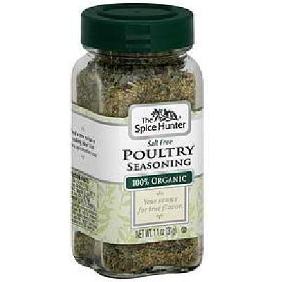 The Spice Hunter: Salt Free Poultry Seasoning Blend, 0.6 Oz