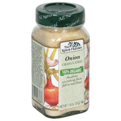 The Spice Hunter: 100% Organic Onion Granulated, 1.8 Oz