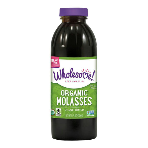 Wholesome Sweeteners: Organic Molasses Unsulphured, 16 Oz