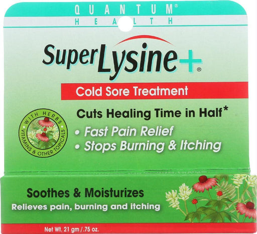 Quantum Health: Super Lysine + Cold Sore Treatment, 0.75 Oz