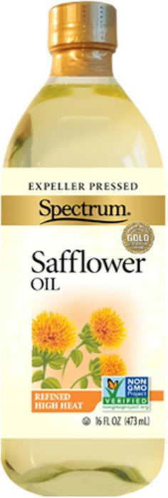 Spectrum Naturals: High Heat Safflower Oil, 16 Oz