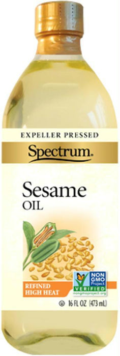 Spectrum Naturals: Sesame Oil Refined, 16 Oz