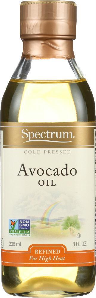 Spectrum Naturals: Avocado Oil Refined, 8 Oz