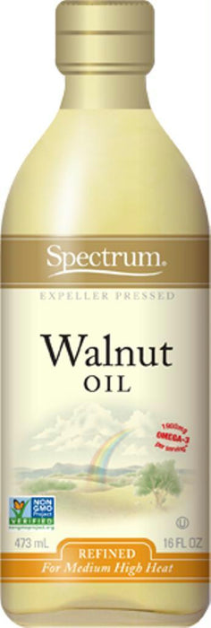 Spectrum Naturals: Walnut Oil Refined, 16 Oz