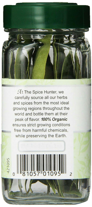 The Spice Hunter: California Bay Leaves Whole Organic, 0.14 Oz