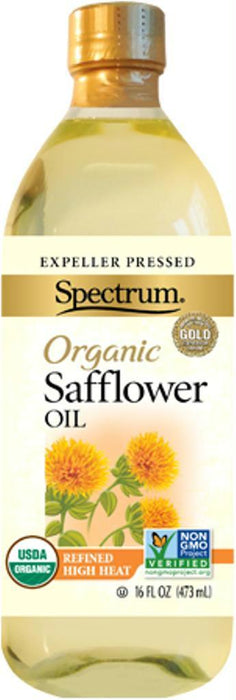 Spectrum Naturals: Organic Safflower Oil High Heat, 16 Oz