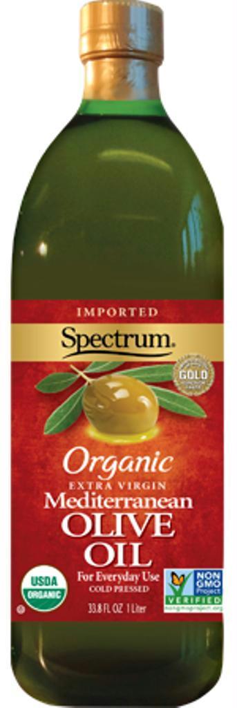 Spectrum Naturals: Organic Extra Virgin Mediterranean Olive Oil, 33.8 Oz