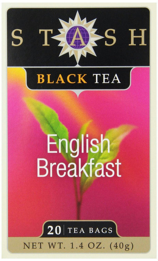 Stash Tea: Premium Black Tea English Breakfast 20 Tea Bags, 1.4 Oz