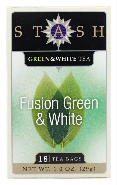 Stash Tea: Fusion Green & White Tea 18 Tea Bags, 1 Oz