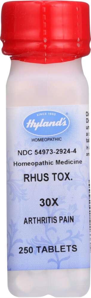 Hylan: Rhus Toxicodendron Homeopathic Medicine 30x, 250 Tablets