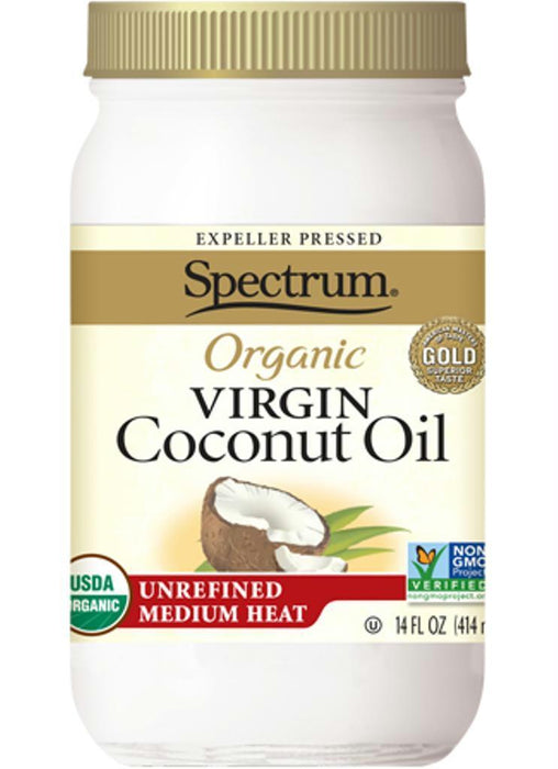 Spectrum Naturals: Organic Virgin Coconut Oil Unrefined, 14 Oz