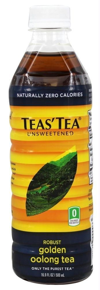 Teas' Tea: Organic Unsweetened Golden Oolong Tea, 16.9 Oz