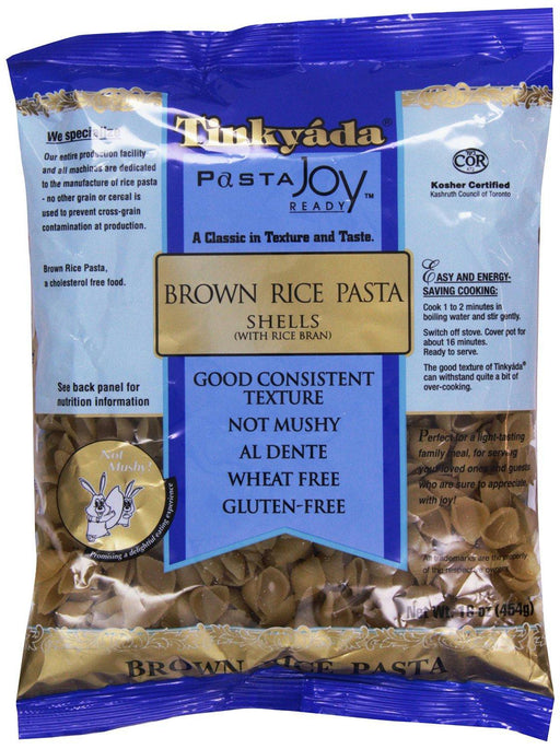 Tinkyada: Brown Rice Pasta Shells With Rice Bran, 16 Oz