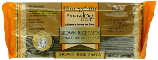 Tinkyada: Brown Rice Pasta Spinach Spaghetti, 12 Oz