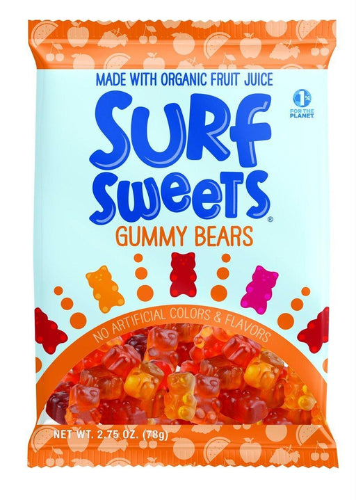 Surf Sweets: Gummy Bears Assorted Fruit, 2.75 Oz