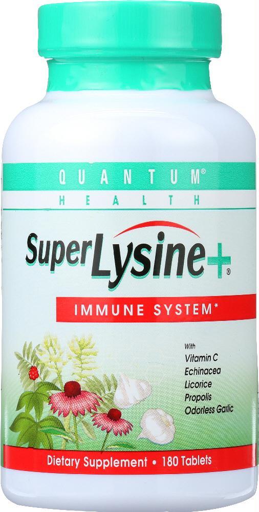 Quantum Health: Super Lysine + Immune System, 180 Tablets