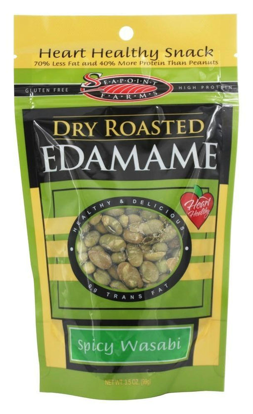 Sea Point Farms: Dry Roasted Edamame Wasabi, 3.5 Oz