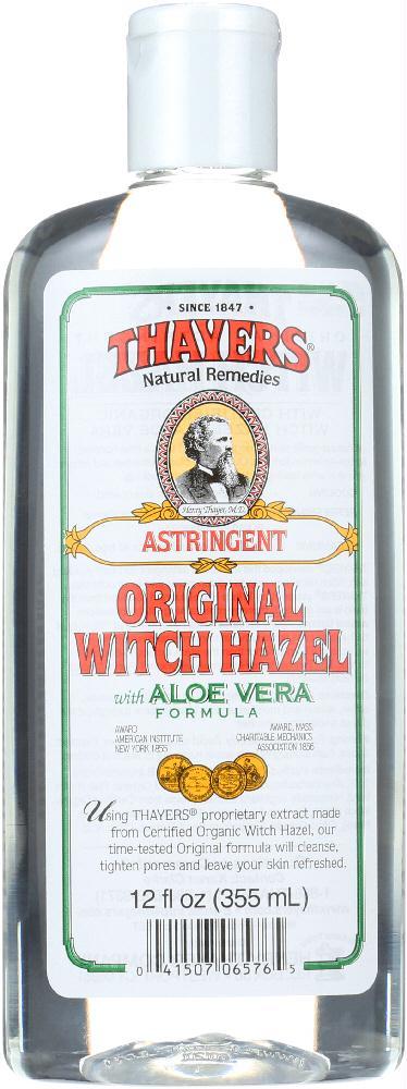 Thayers: Original Astringent Witch Hazel With Aloe Vera Formula, 12 Oz