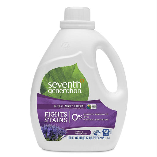 Seventh Generation: Natural Liquid Laundry Detergent Blue Eucalyptus & Lavender, 100 Oz