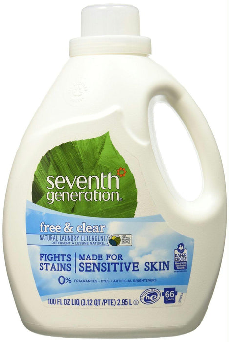 Seventh Generation: 2x Ultra Liquid Laundry Free & Clear, 100 Oz