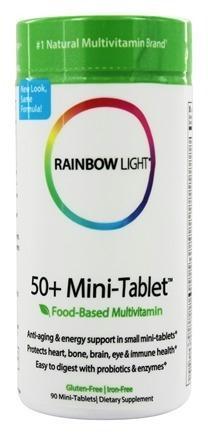 Rainbow Light: Multivitamin 50+ Mini, 90 Tb