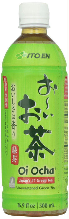 Ito En: Oi Ocha Green Tea Unsweetened, 16.9 Oz