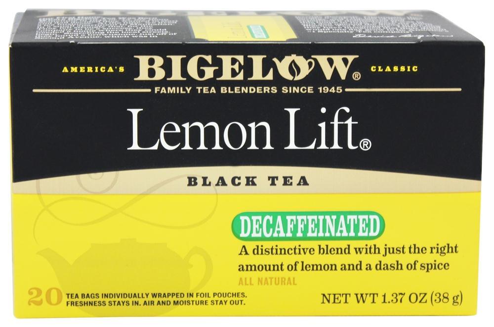 Bigelow: Lemon Lift Black Tea Decaffeinated, 20 Tea Bags, 1.37 Oz