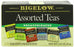 Bigelow: Six Assorted Teas Decaffeinated 18 Tea Bags, 1.07 Oz