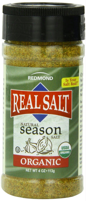 Redmond: Real Salt Organic Natural Season Salt, 4.1 Oz