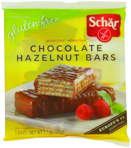 Schar: Gluten Free Bars Chocolate Hazelnut, 3.7 Oz