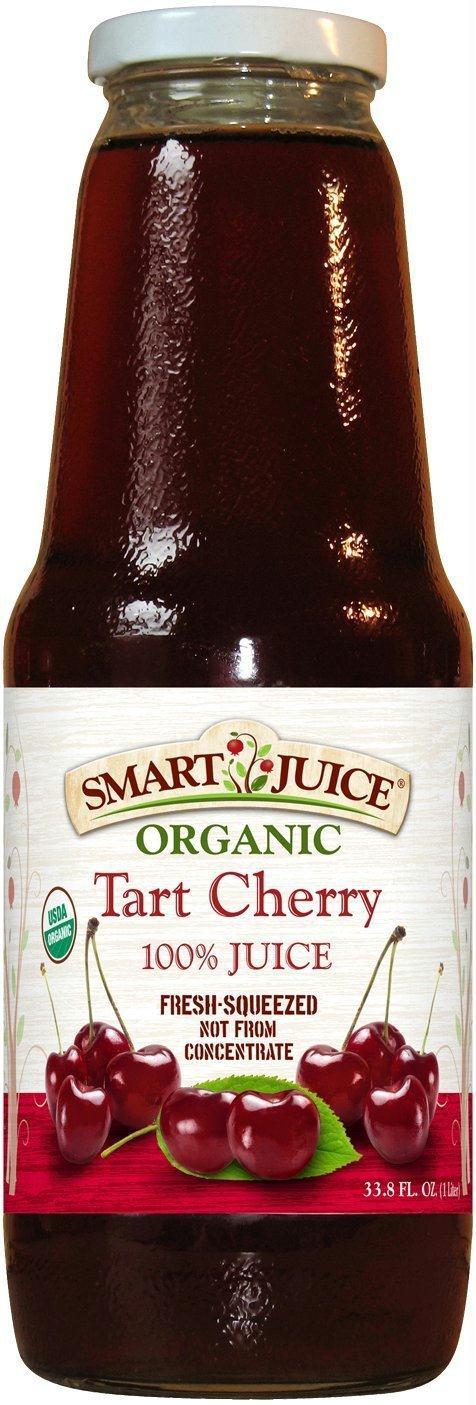 Smart Juice: 100% Juice Organic Tart Cherry, 33.8 Oz