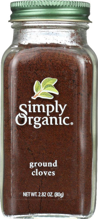 Simply Organic: Ground Cloves, 2.82 Oz