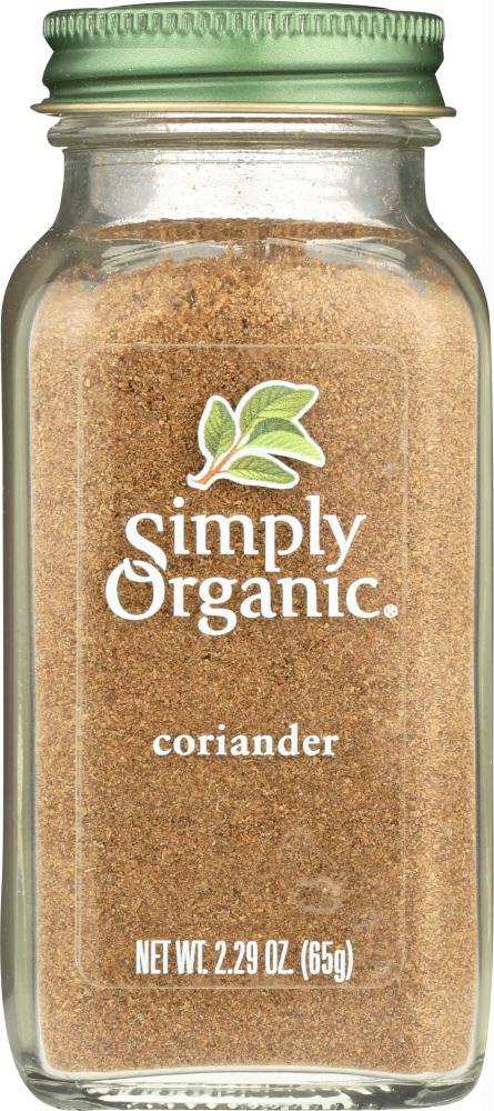 Simply Organic: Btl Coriander Org (2.290 Oz)