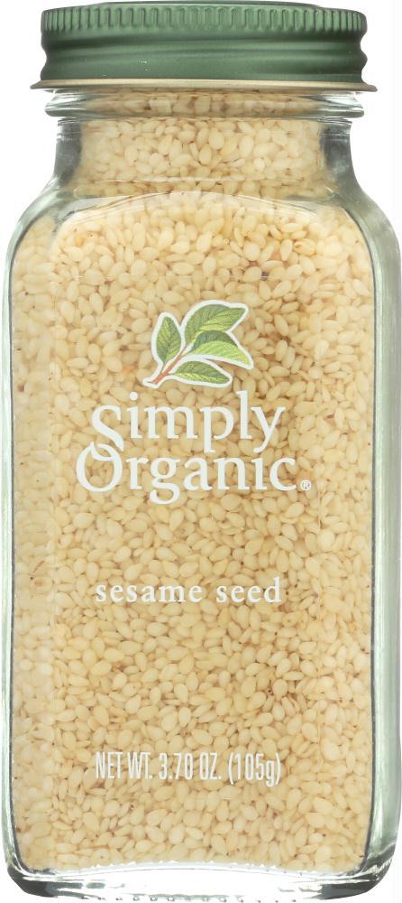 Simply Organic: Bottle Sesame Seed Whole ,3.7 Oz