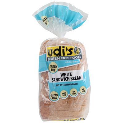 Udi's: Gluten Free White Sandwich Bread, 12 Oz