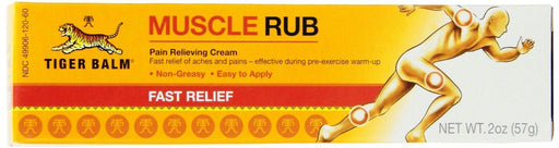 Tiger Balm: Fast Relief Muscle Rub Cream, 2 Oz