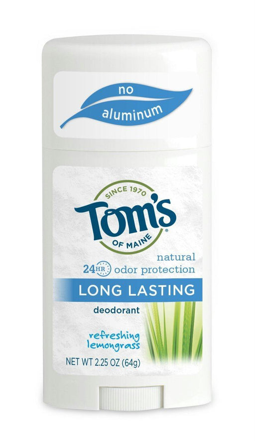 Toms Of Maine: Long Lasting Deodorant Refreshing Lemongrass, 2.25 Oz