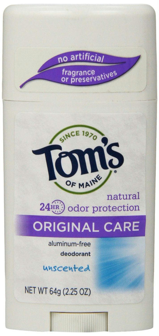 Toms Of Maine: Original Care Deodorant Unscented, 2.25 Oz