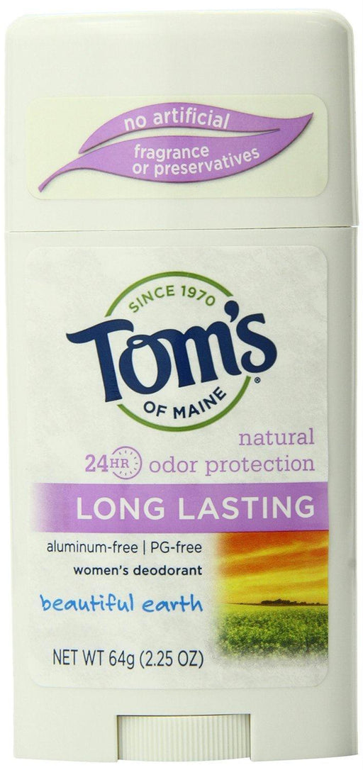 Toms Of Maine: Natural Long Lasting Women's Deodorant Beautiful Earth, 2.25 Oz