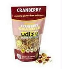 Udis: Gluten Free Granola Cranberry, 12 Oz