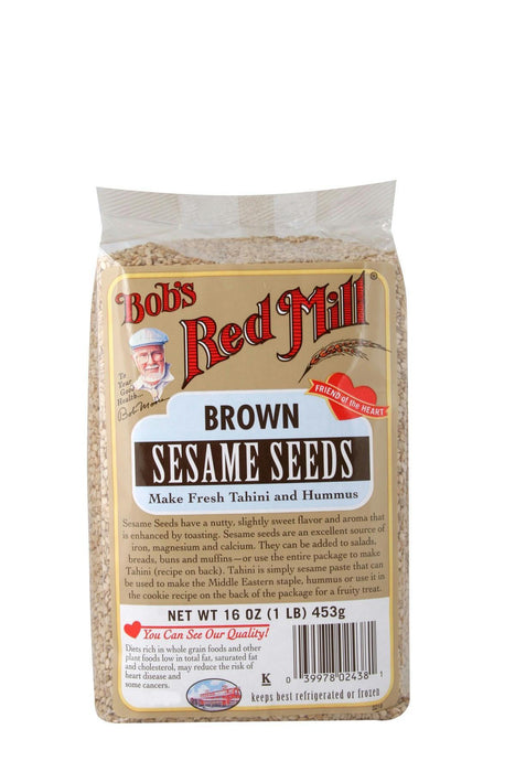 Bobs Red Mill: Brown Sesame Seeds, 16 Oz