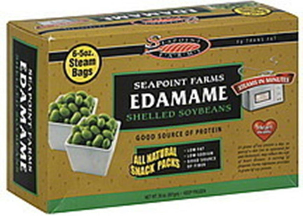 Sea Point Farms: Frozen Shelled Edamame In Steam Bag, 30 Oz