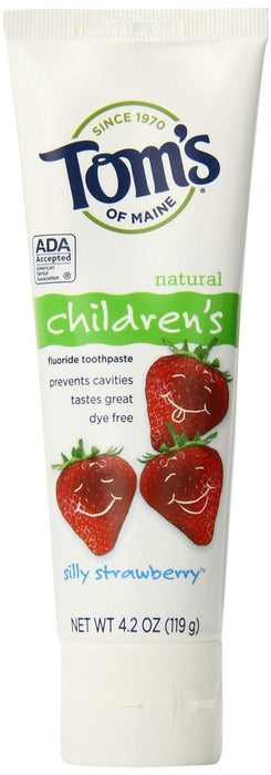 Toms Of Maine: Natural Children's Fluoride Toothpaste Silly Strawberry, 4.2 Oz